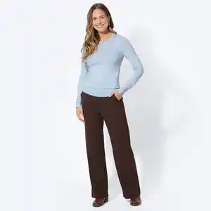 Damen-Hose mit breitem Bund