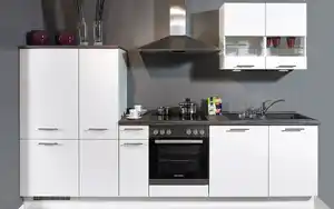 Einbauküche - Nobilia Focus inkl. Elektrogeräte