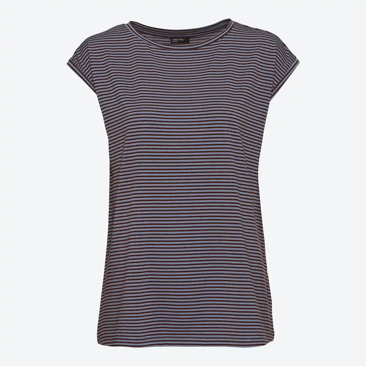 Bild 1 von Damen-T-Shirt mit Rundhalsausschnitt