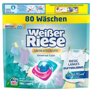 WEISSER RIESE Waschmittel XXL, Universal Caps Lotus