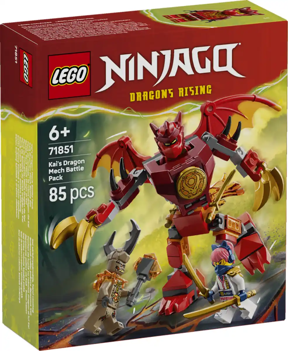Bild 2 von LEGO 71851 Kais Drachen-Mech Battle Set