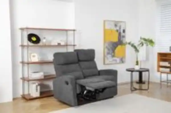 Bild 2 von 3tlg. Polstergarnitur mit 5 Relaxfunktionen - Dunkelgrau