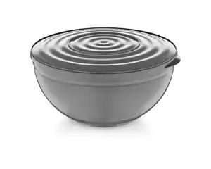 Rührschüssel mit Deckel 5500ml Henry Grau