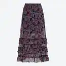 Bild 2 von Damen-Rock aus Chiffon mit Smokbund