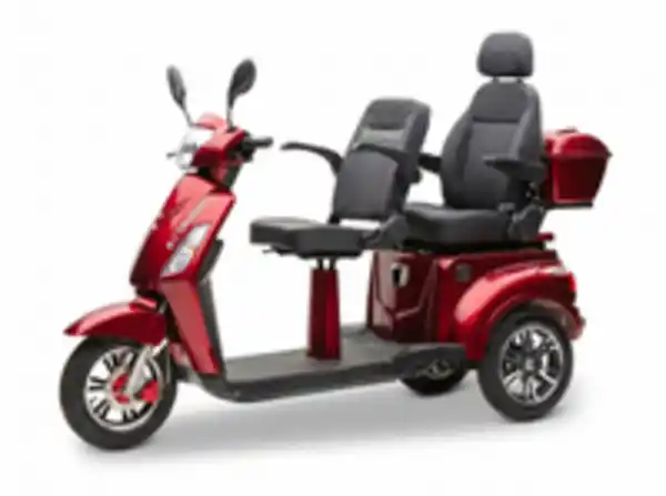 Bild 2 von E-Seniorenmobil Billy 2.0, Blei-Akku, 3-Rad, 1000 Watt, Komfort-Sitz, Grau