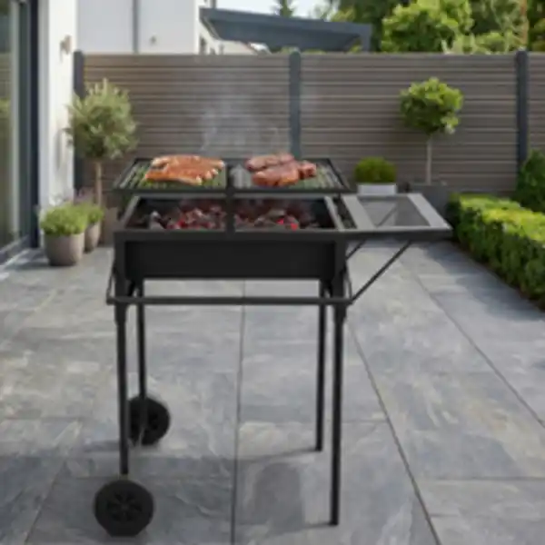 Bild 3 von Holzkohle BBQ Grill, ca. 77 x 50 x 79 cm