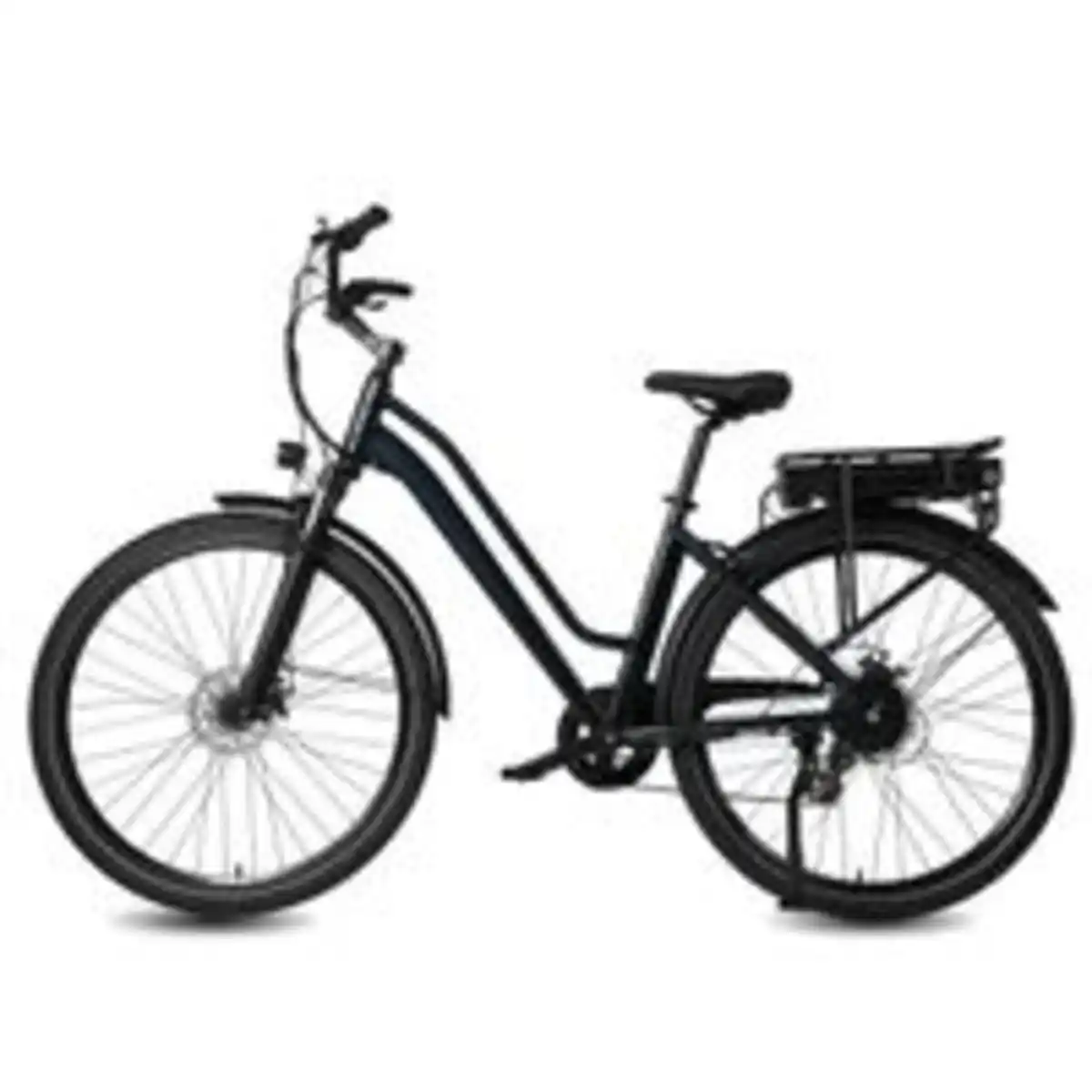 Bild 2 von Maxtron Urban 7,City E-Bike, HR-Nabenmotor,SHIMANO ALTUS 7-Gänge,mech.Scheibenbremse,dunkelblau