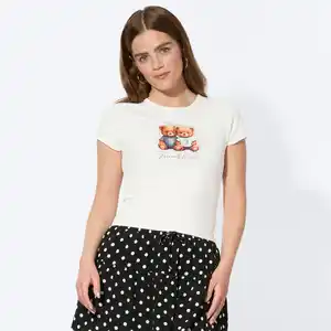 Damen-T-Shirt mit Frontaufdruck