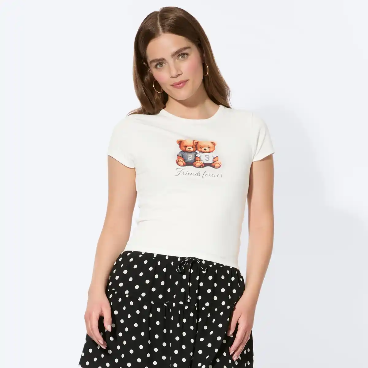 Bild 1 von Damen-T-Shirt mit Frontaufdruck