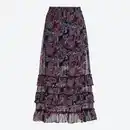 Bild 3 von Damen-Rock aus Chiffon mit Smokbund