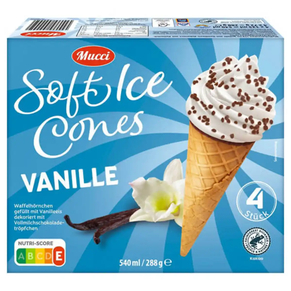 Bild 1 von MUCCI Soft Ice Cones 540 ml, Vanille