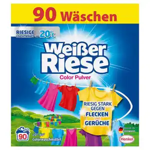 WEISSER RIESE Waschmittel XXL, Color Pulver