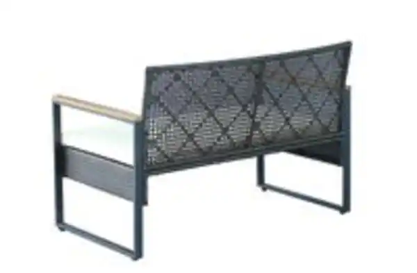Bild 3 von 7tlg. Gartenmöbel-Set Bistrotisch mit 2 Stühlen und 1 Bank in Rattanoptik