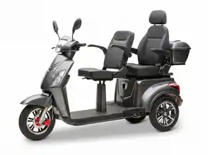 E-Seniorenmobil Billy 2.0, Blei-Akku, 3-Rad, 1000 Watt, Komfort-Sitz, Grau