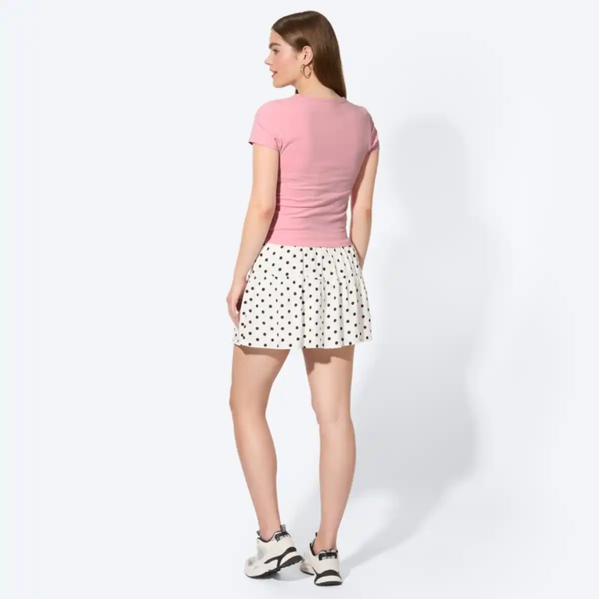 Bild 4 von Damen-Skort aus Viskose mit Punkten