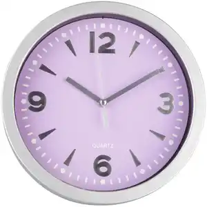 Wanduhr - Ø = 20 cm - flieder