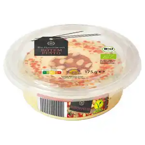 WONNEMEYER Bio-Hummus mit Topping 175 g, Pesto-Cashew