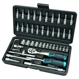 WORKZONE Steckschlüssel-Set, 47er-Set