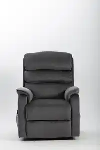 Elektrisch verstellbarer Aufstehsessel mit Power-Lift-Funktion, ca. 81 x 90 x 106 cm – Dunkelgrau