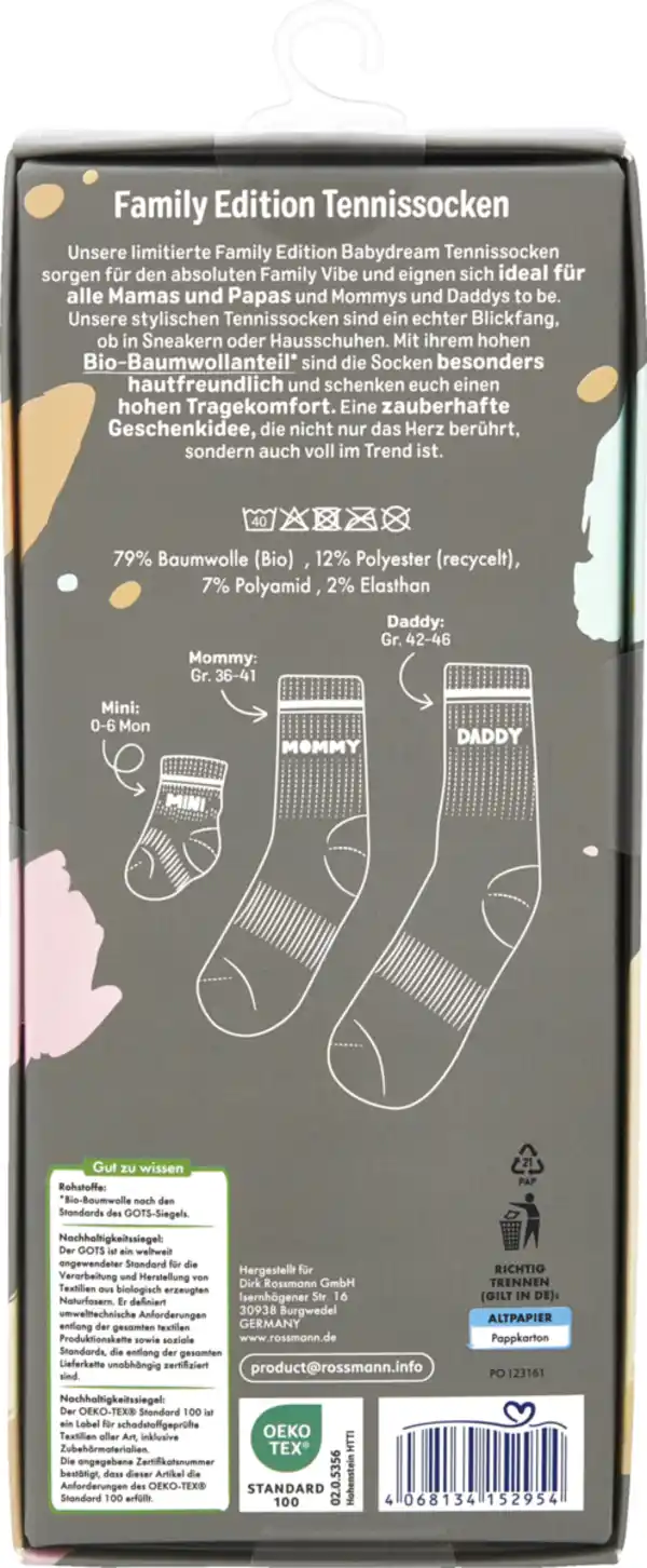 Bild 2 von Babydream Tennissocken Family Edition