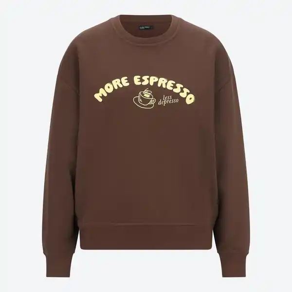 Bild 3 von Damen-Oversized-Sweatshirt mit Aufdruck