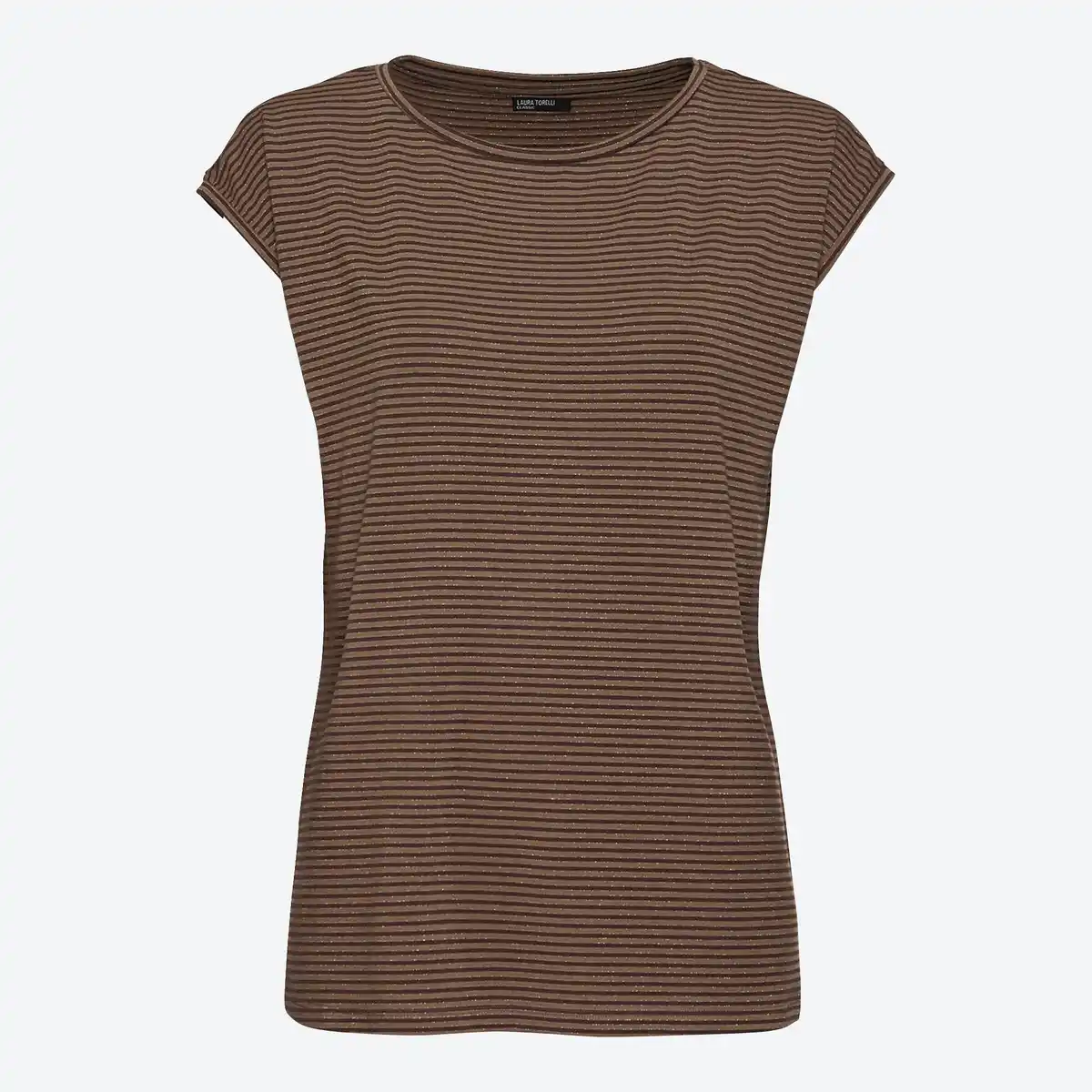 Bild 1 von Damen-T-Shirt mit Rundhalsausschnitt
