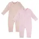 Bild 1 von LILY & DAN Baby-Schlafoverall 2er-Set, Pink, 62/68