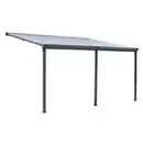 Bild 1 von Terrassendach/Veranda, aus Polycarbonat  ca. 373 x 303 x 258 cm - Anthrazit