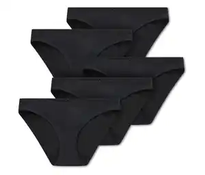 5 Slips, schwarz