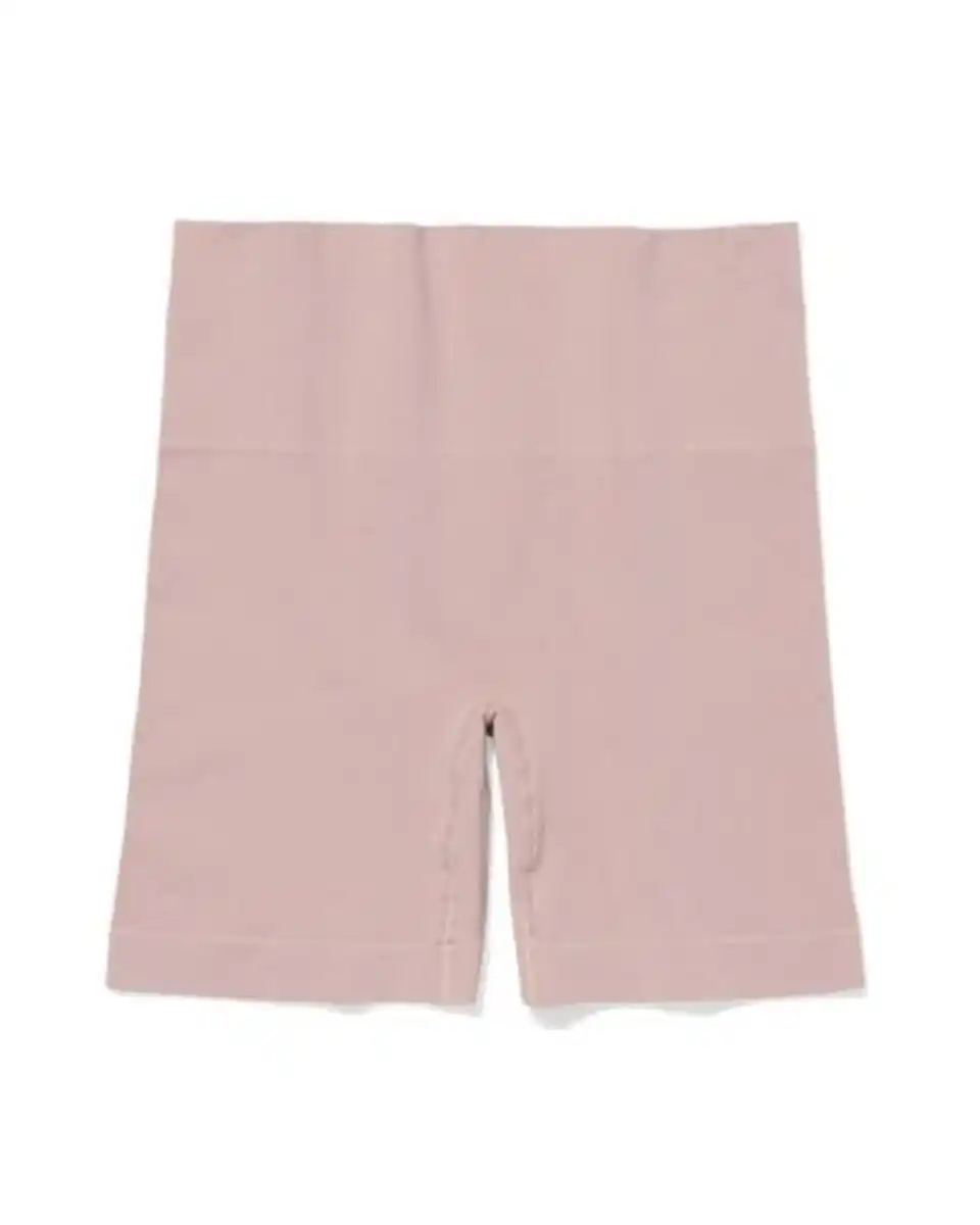 Bild 3 von Figurfreundliche Radlerhose mit hoher Taille, leicht figurformend, Baumwolle beige