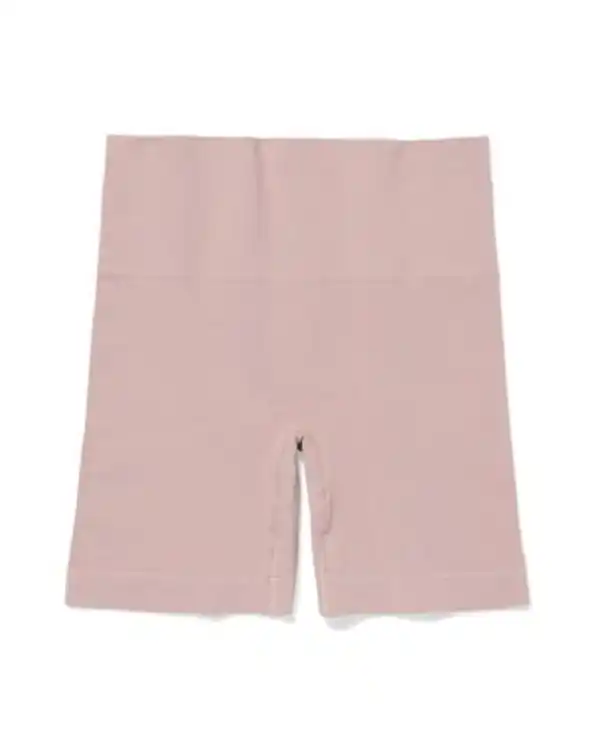 Bild 3 von Figurfreundliche Radlerhose mit hoher Taille, leicht figurformend, Baumwolle beige