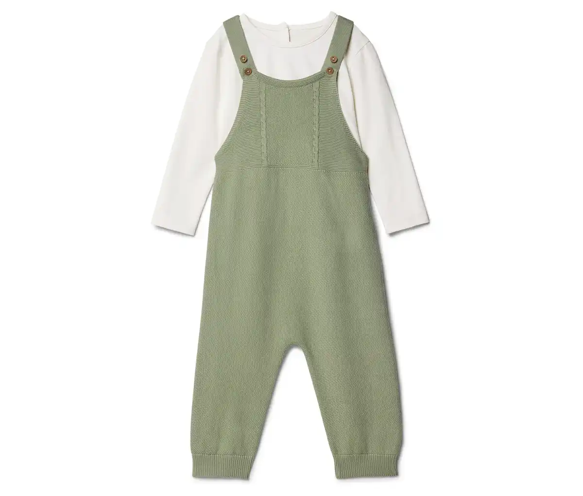 Bild 1 von Baby-Set mit Latzhose und Langarmshirt