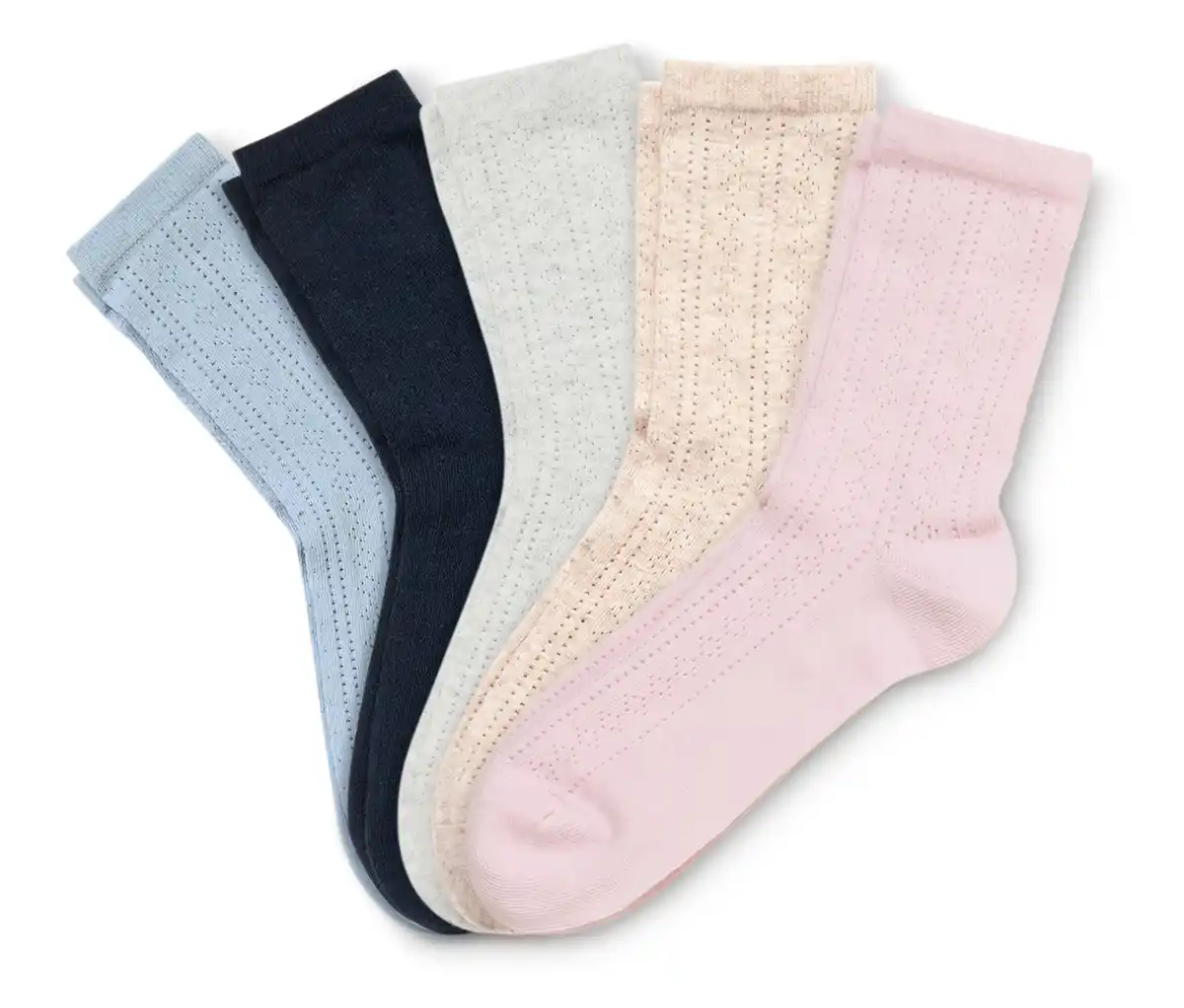 Bild 1 von 5 Paar Socken mit Ajour-Muster