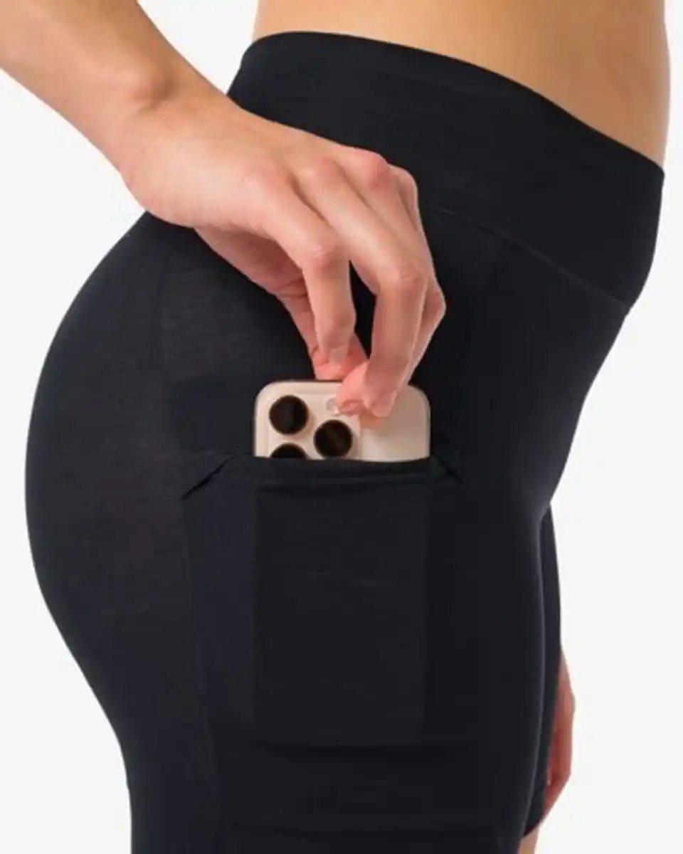 Bild 1 von Damen-Radlerhose, Real Lasting Cotton schwarz