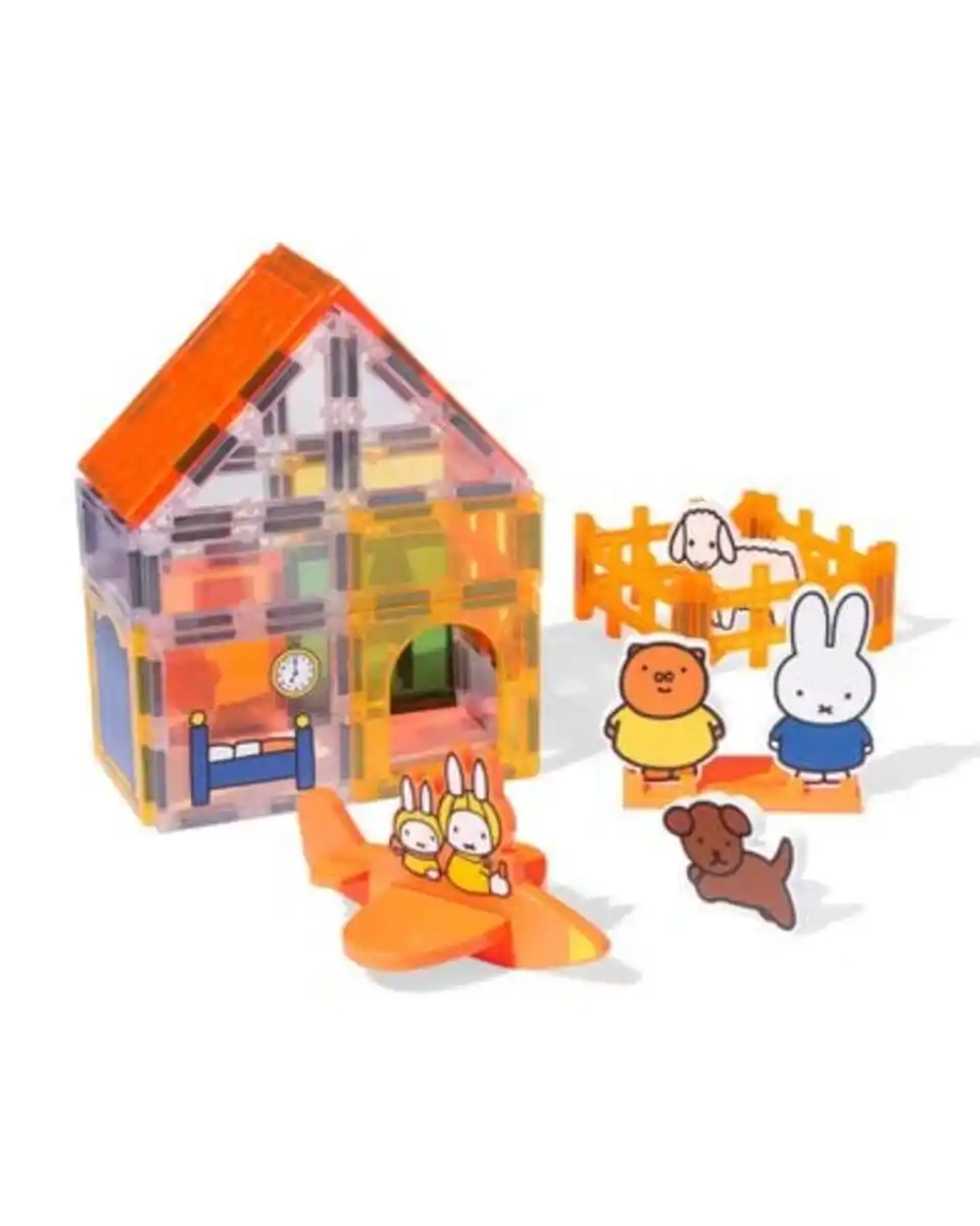 Bild 4 von Miffy magnetische Baukacheln mit Freunden 52-teilig