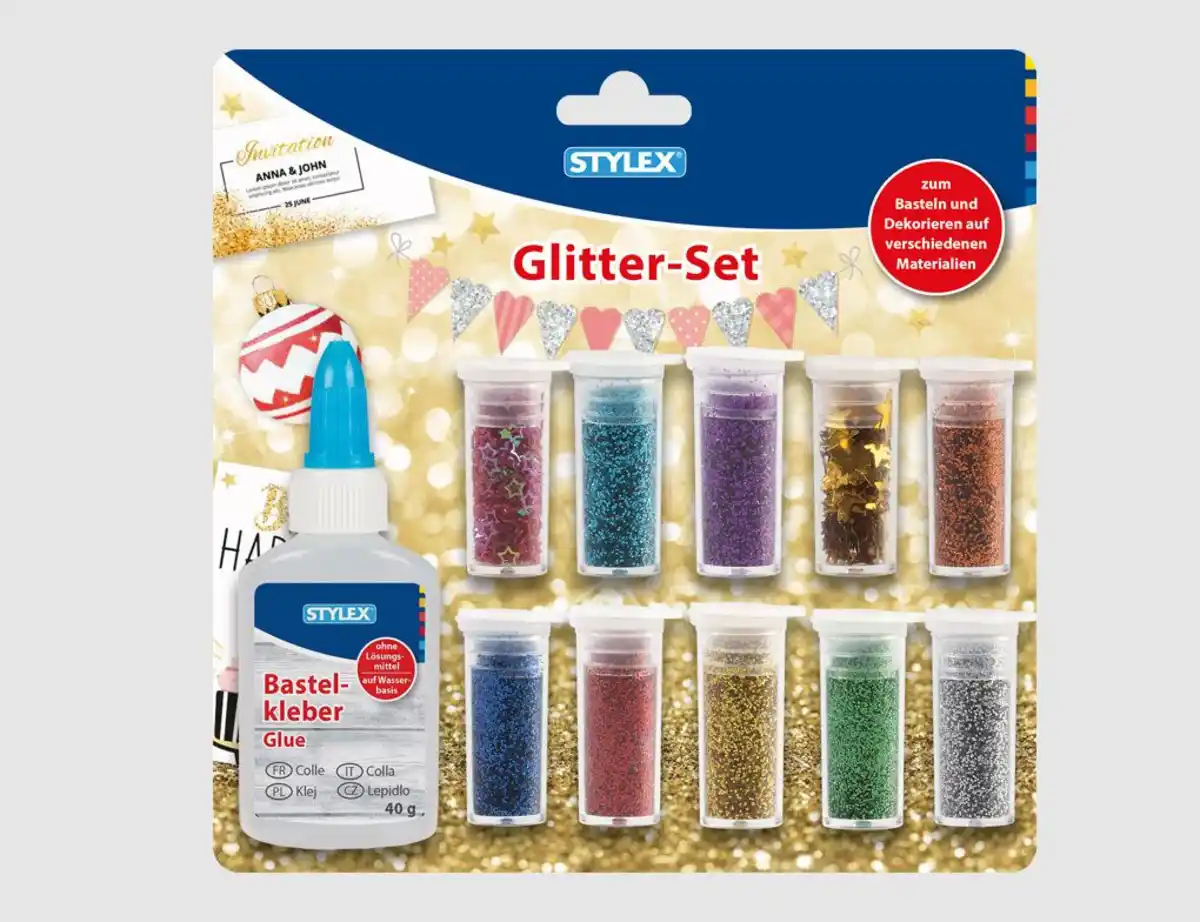 Bild 1 von STYLEX Glitter-Set 11-teilig