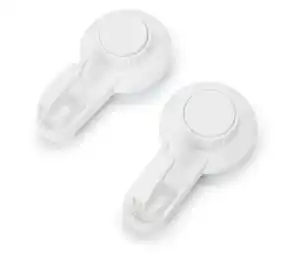 2 Haken mit Saugnäpfen