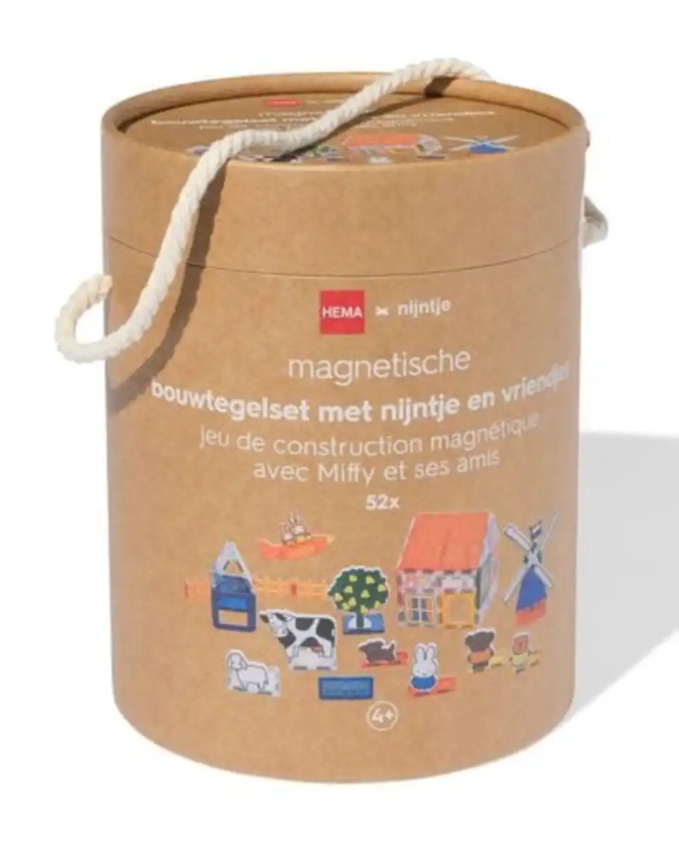 Bild 1 von Miffy magnetische Baukacheln mit Freunden 52-teilig