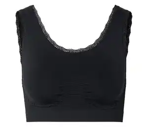Seamless-Bustier, schwarz