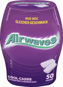 Wrigley`s Airwaves Cool Cassis, zuckerfreier Kaugummi