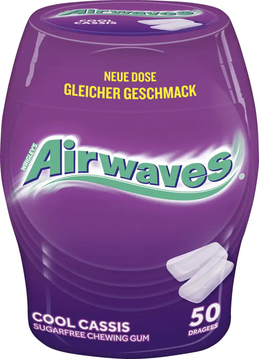 Bild 1 von Wrigley`s Airwaves Cool Cassis, zuckerfreier Kaugummi