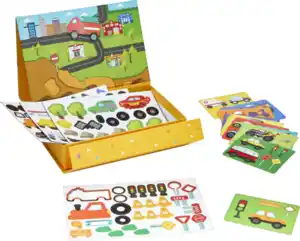 IDEENWELT Magnet-Spielset Fahrzeuge