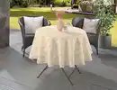 Bild 1 von Gartentischdecke Emden Ranke Beige Ø130cm
