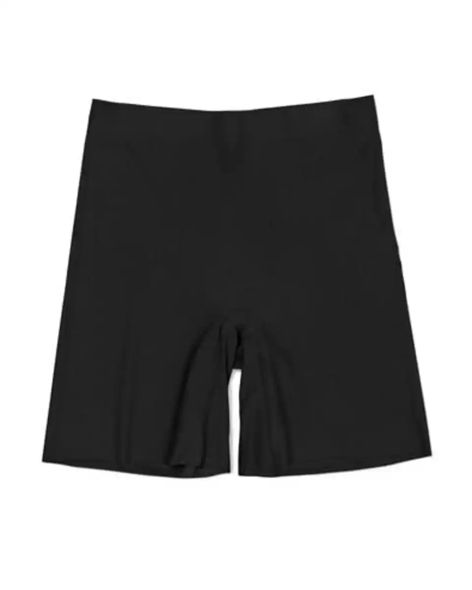 Bild 3 von Mittelstark figurfreundliche Radlerhose mit hoher Taille schwarz