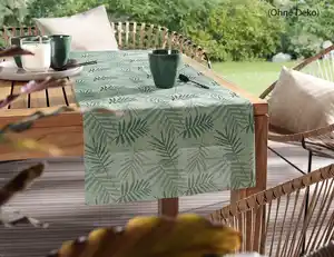 Tischläufer Emden Blätter Salbei 40x150cm