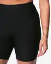 Bild 1 von Mittelstark figurfreundliche Radlerhose mit hoher Taille schwarz