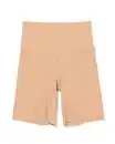 Bild 3 von Damen-Radlerhose mit körperformenden Eigenschaften und hoher Taille beige