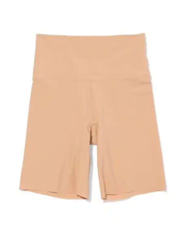 Bild 3 von Damen-Radlerhose mit körperformenden Eigenschaften und hoher Taille beige