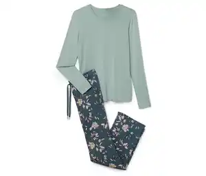 Pyjama mit Webhose, petrol