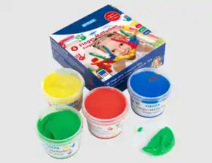 Fingermalfarbe Bunt